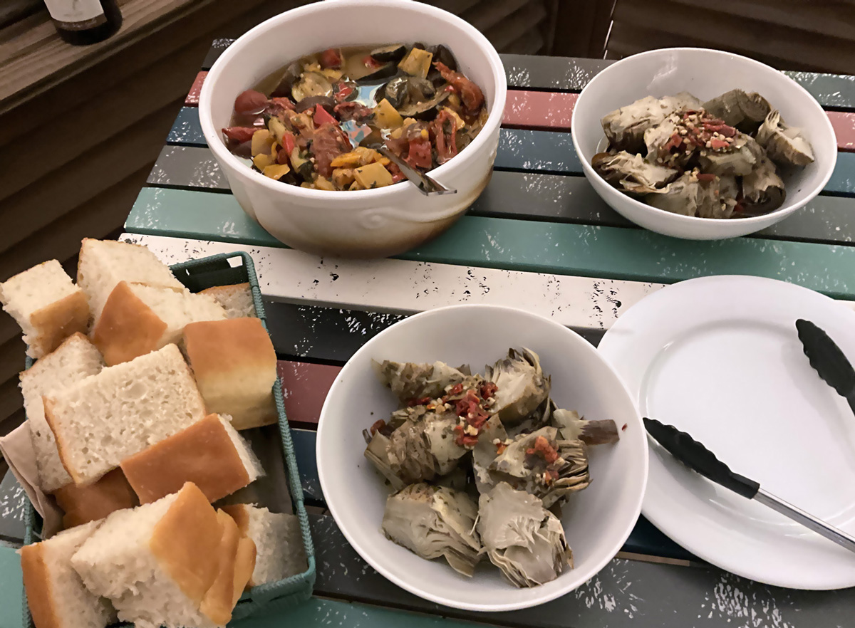 Soirée italienne au cep's de Loire