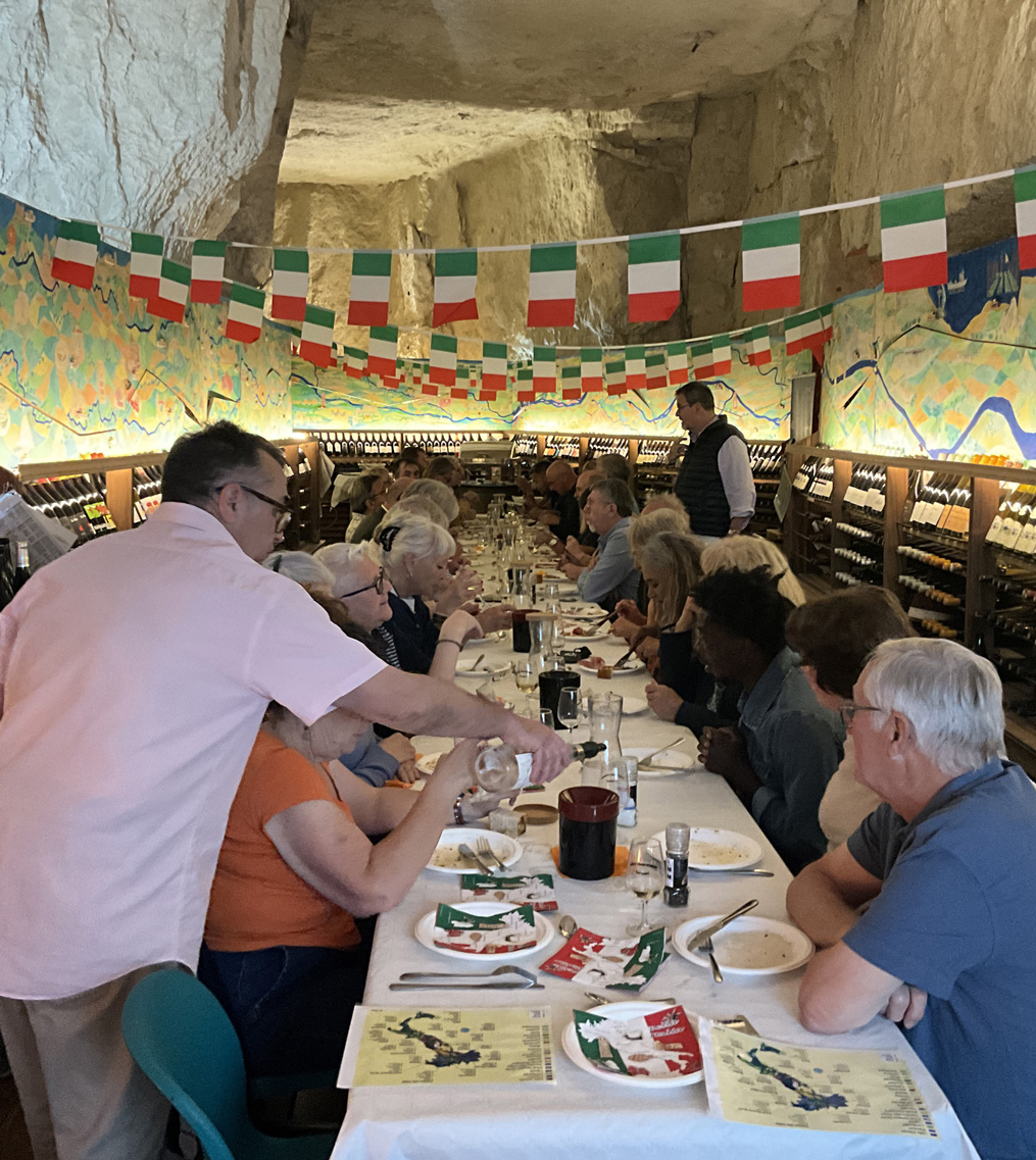 Soirée italienne au cep's de Loire